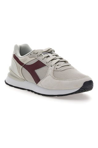 DD Comfort Diadora Fenice beige und burgunderrot Turnschuhe