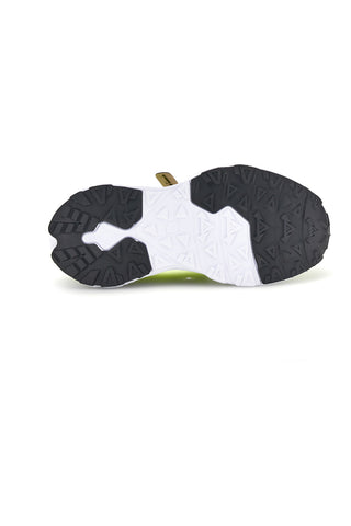 Diadora Snipe 4 Jr neongelbe Turnschuhe mit Klettverschluss aus atmungsaktivem Stoff