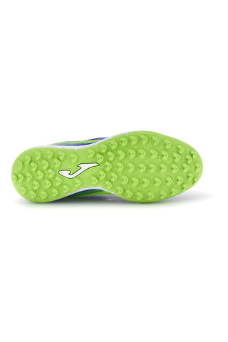 Blaue Fußballschuhe mit grünen Einsätzen Joma Gambeta 2603