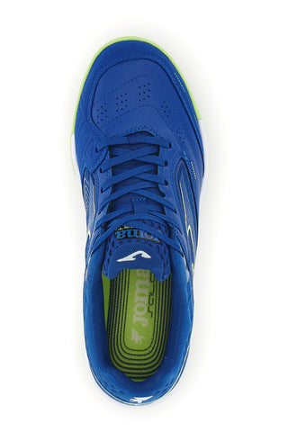 Blaue Fußballschuhe mit grünen Einsätzen Joma Gambeta 2603