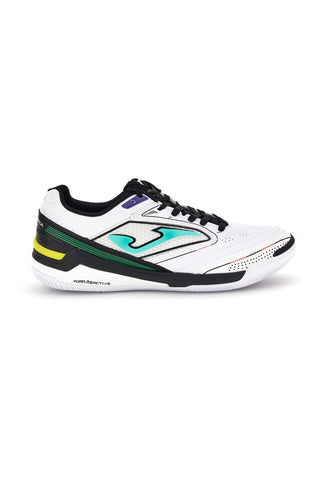 Scarpe calcetto indoor bianche con mesh traspirante e suola gomma Joma Gambeta 2602