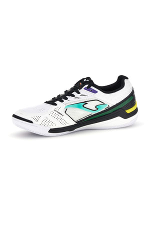 Scarpe calcetto indoor bianche con mesh traspirante e suola gomma Joma Gambeta 2602