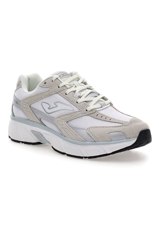 Graue und weiße Herren-Turnschuhe aus atmungsaktivem Mesh von Joma RRT50S2602
