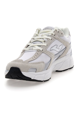 Graue und weiße Herren-Turnschuhe aus atmungsaktivem Mesh von Joma RRT50S2602