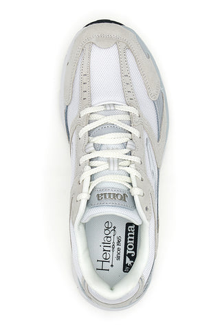Graue und weiße Herren-Turnschuhe aus atmungsaktivem Mesh von Joma RRT50S2602