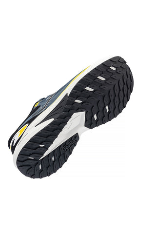 Dunkelgraue Laufschuhe mit gelben atmungsaktiven Einsätzen Joma Speed 2622