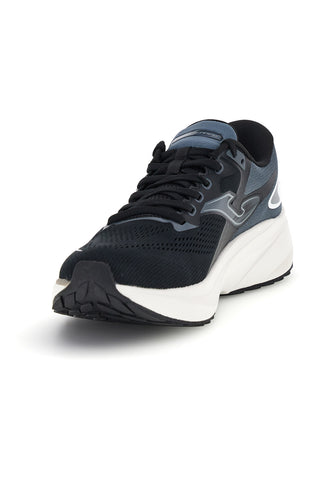 Schwarze Laufschuhe mit grauen atmungsaktiven Einsätzen Joma Speed 2601