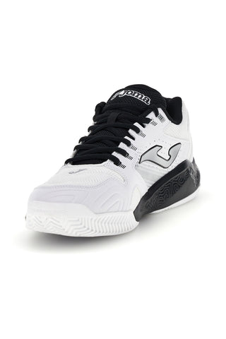 Scarpe da tennis bianco con inserti neri traspiranti Joma Master 1000 2632