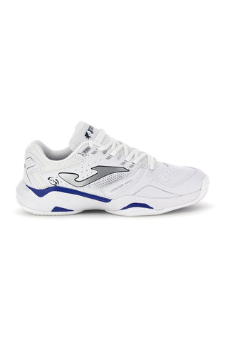 Scarpe da paddle tennis bianco con inserti blu traspiranti Joma Master 1000 2642
