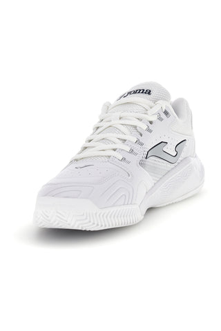 Scarpe da paddle tennis bianco con inserti blu traspiranti Joma Master 1000 2642