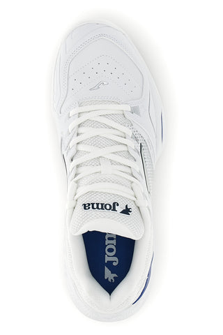 Scarpe da paddle tennis bianco con inserti blu traspiranti Joma Master 1000 2642