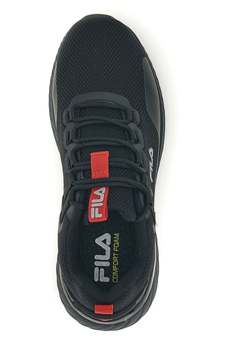 Scarpe da fitness nero dettagli rossi comfort foam Fila Solrack