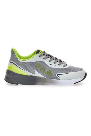 Graue Turnschuhe mit fluoreszierenden Einsätzen Fila FFT0047