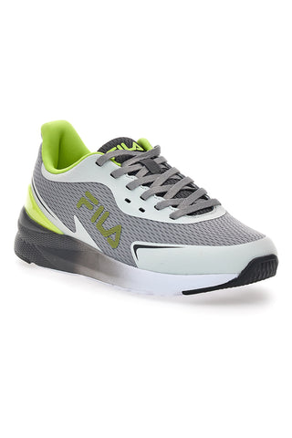 Graue Turnschuhe mit fluoreszierenden Einsätzen Fila FFT0047