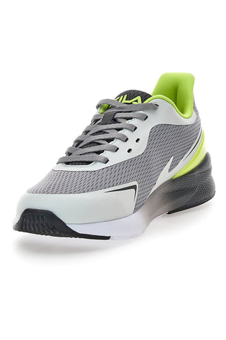 Graue Turnschuhe mit fluoreszierenden Einsätzen Fila FFT0047
