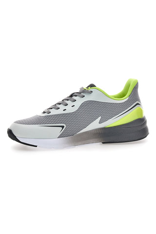 Graue Turnschuhe mit fluoreszierenden Einsätzen Fila FFT0047
