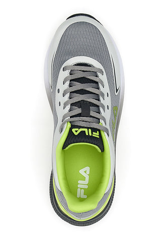 Graue Turnschuhe mit fluoreszierenden Einsätzen Fila FFT0047