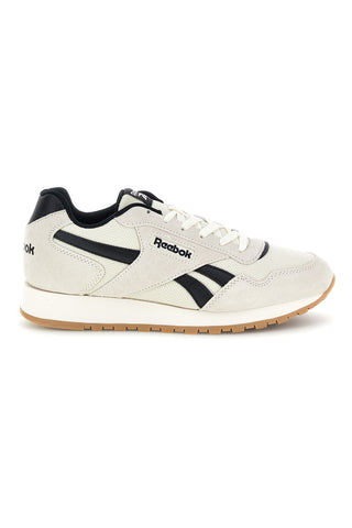 Weiße Turnschuhe mit kontrastierenden Einsätzen und Schnürsenkeln Reebok Glide