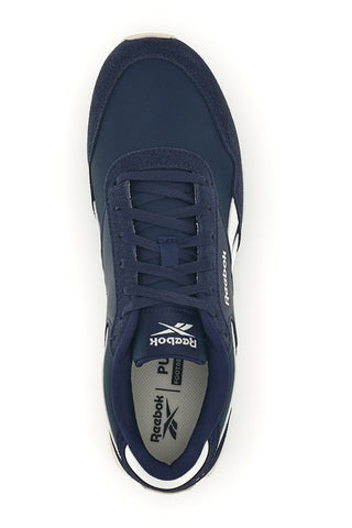 Blaue Turnschuhe mit kontrastierenden Einsätzen Reebok Glide Low