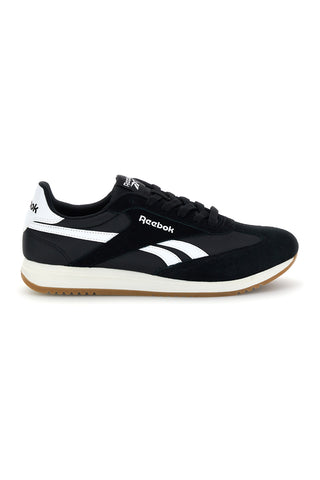 Sneakers nero con inserti in suede e Ortholite Reebok World 70