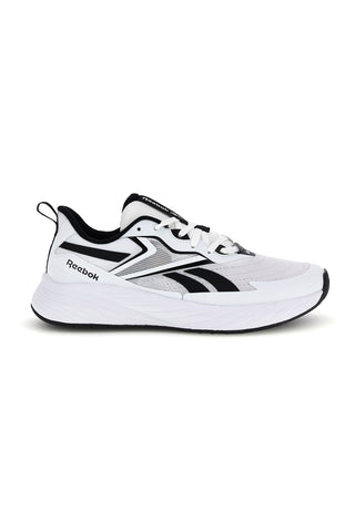 Weiße Turnschuhe mit schwarzen und blauen Einsätzen Reebok Verse
