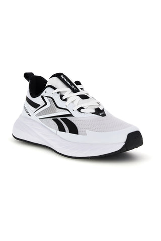 Weiße Turnschuhe mit schwarzen und blauen Einsätzen Reebok Verse