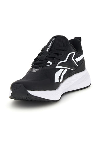 Schwarze Turnschuhe mit weißen Einsätzen Reebok Verse