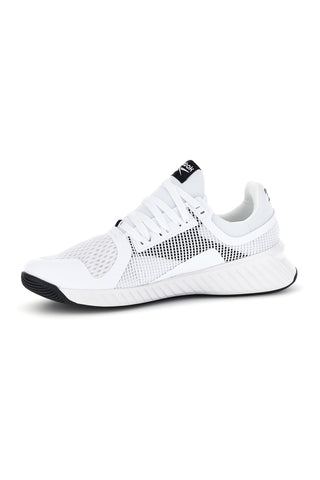 Weiße Turnschuhe mit schwarzen Einsätzen Reebok Flip charge