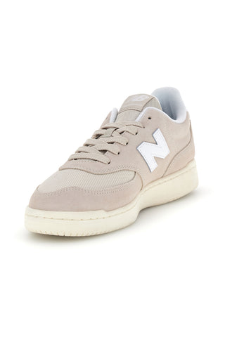 Beige Leder und Stoff Turnschuhe New balance M0809DR