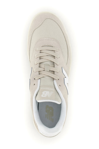 Beige Leder und Stoff Turnschuhe New balance M0809DR