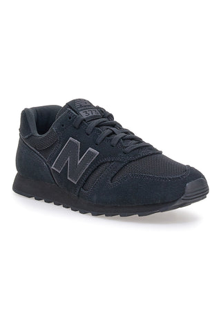 Blau Trainer Leder und Stoff oberen New Balance 373