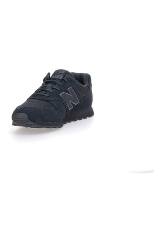 Blau Trainer Leder und Stoff oberen New Balance 373