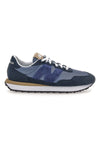 Sneaker blu inserti in pelle New balance M2374EK