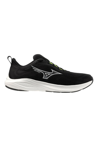 Schwarze atmungsaktive Mesh-Laufschuhe Mizuno Enerzy Runnerz 2