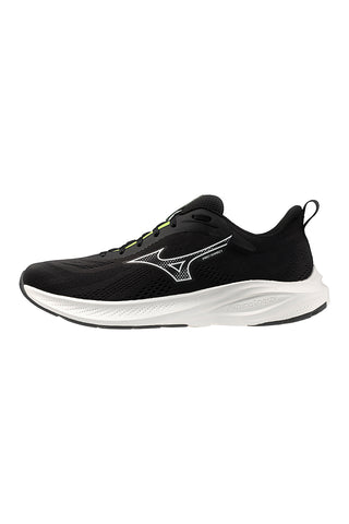 Schwarze atmungsaktive Mesh-Laufschuhe Mizuno Enerzy Runnerz 2