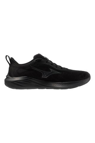 Schwarze atmungsaktive Mesh-Laufschuhe Mizuno Enerzy Runnerz 2