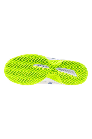 Weiße Tennisschuhe mit Sandplatzsohle Mizuno Break Shot 5 CC