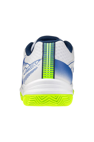 Weiße Tennisschuhe mit Sandplatzsohle Mizuno Break Shot 5 CC