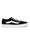 Schwarze Turnschuhe mit weißem Einsatz low profile Vans Vero LS