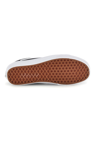 Schwarze Turnschuhe mit weißem Einsatz low profile Vans Vero LS