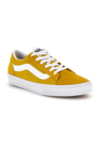 Gelbe Turnschuhe mit weißem Einsatz low profile Vans Vero LS