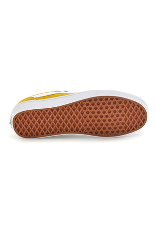 Gelbe Turnschuhe mit weißem Einsatz low profile Vans Vero LS