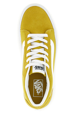 Gelbe Turnschuhe mit weißem Einsatz low profile Vans Vero LS
