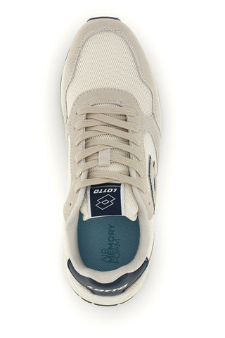 Scarpe sportive bianco memory foam traspirante Lotto Trainer 2000 AMF