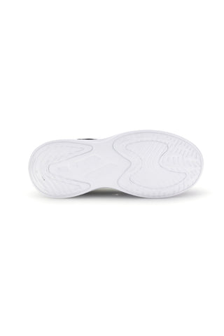 Scarpe da fitness nere con inserti gialli e Air Memory Foam Lotto Run 90 Amf Jr