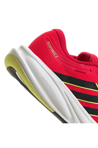 Leichte rote Laufschuhe aus Mesh Adidas Response 2 M