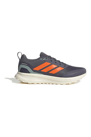 Graue wasserabweisende Trail-Laufschuhe Adidas Runfalcon 5 TR