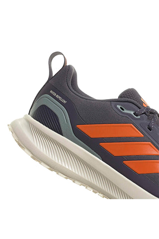 Graue wasserabweisende Trail-Laufschuhe Adidas Runfalcon 5 TR