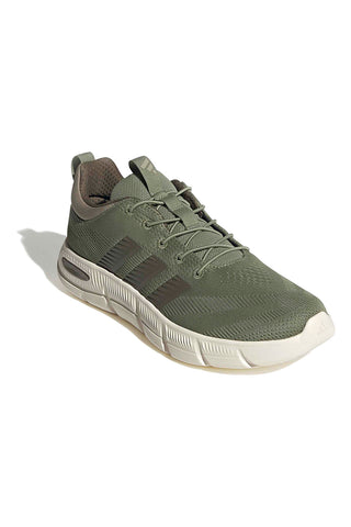 Leichte schwarze Mesh-Sneakers mit elastischen Schnürsenkeln Adidas Cloudfoam Flex