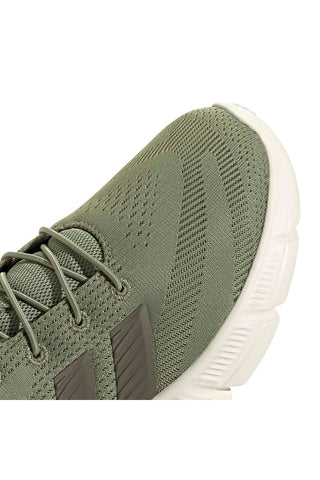 Leichte schwarze Mesh-Sneakers mit elastischen Schnürsenkeln Adidas Cloudfoam Flex
